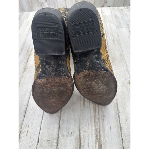 Los Altos Buttercup Python J-Toe Mens 7 EE Handmade Leather Exotic Cowboy Boots main image 7